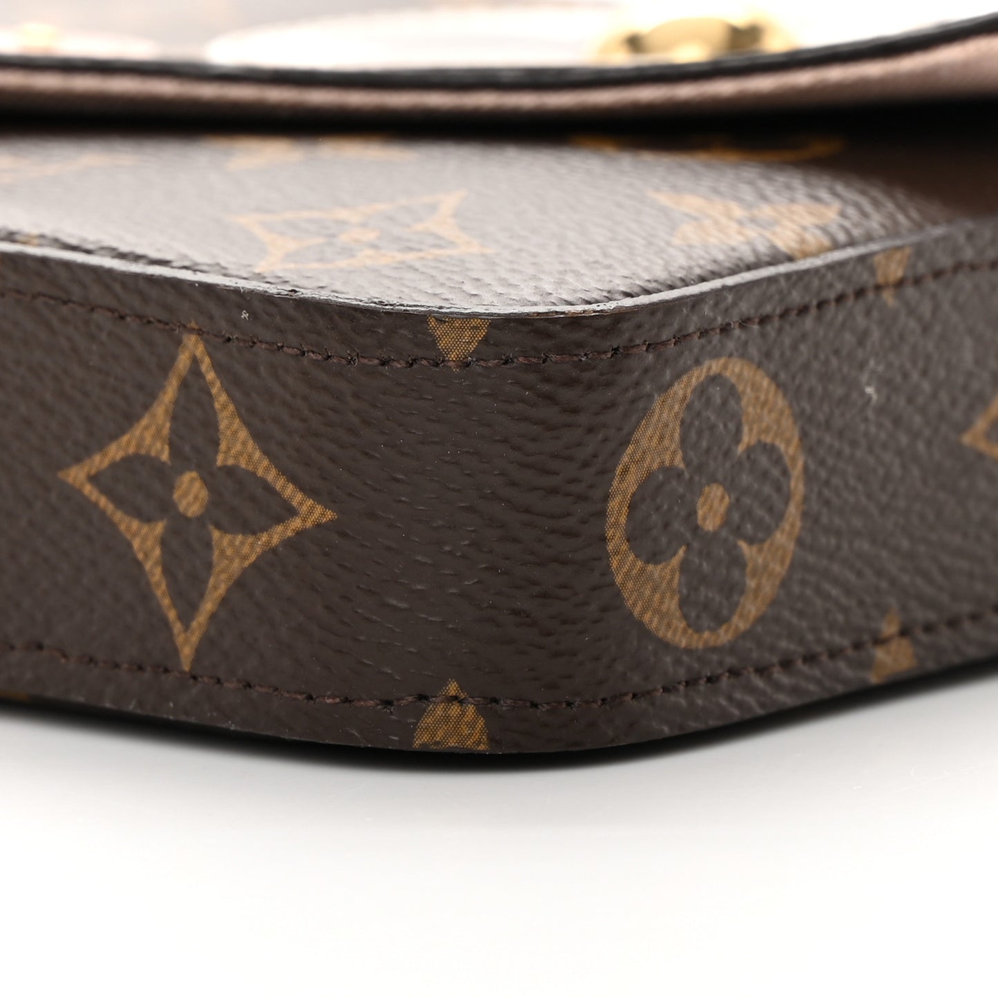 Monogram Valentine Dog Pochette Felicie Chain Wallet