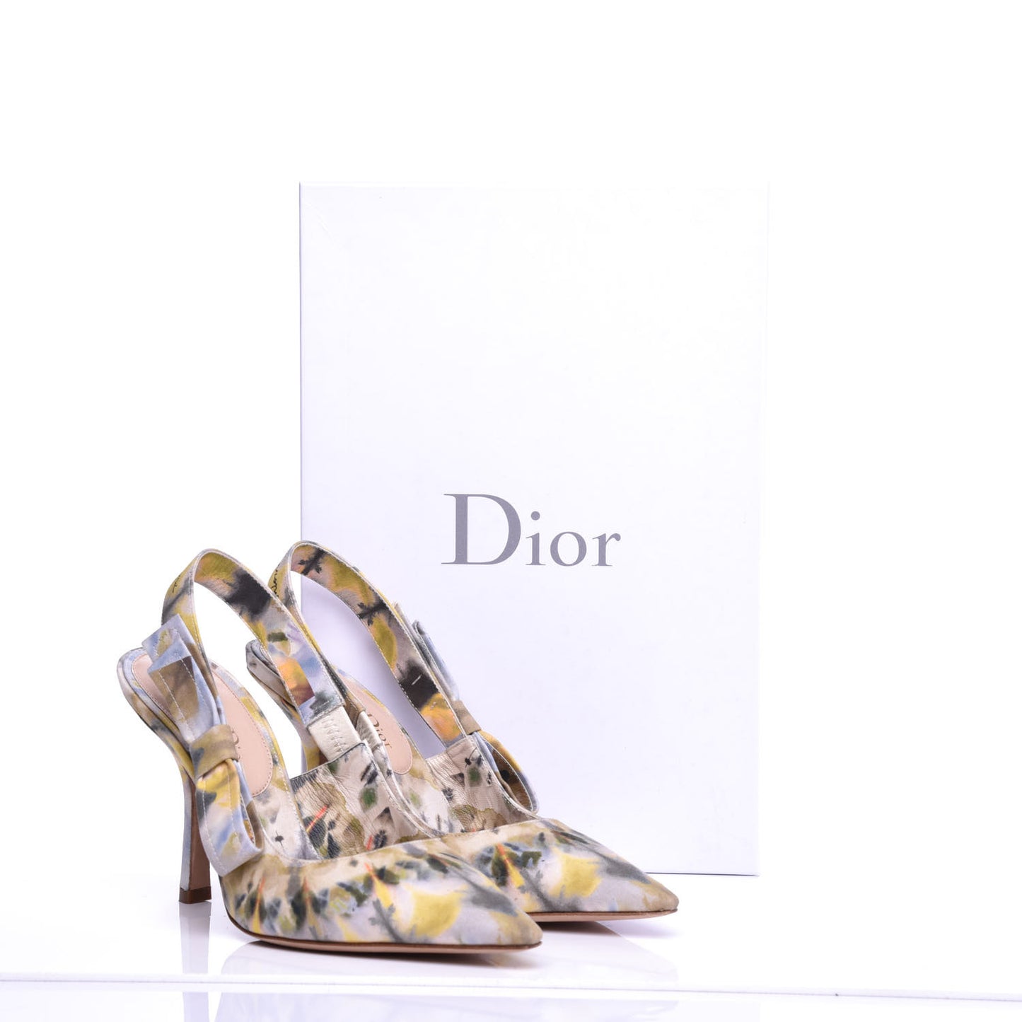 Canvas KaleiDiorscope Sweet-D Slingback Pumps 36.5 Dusty Jade