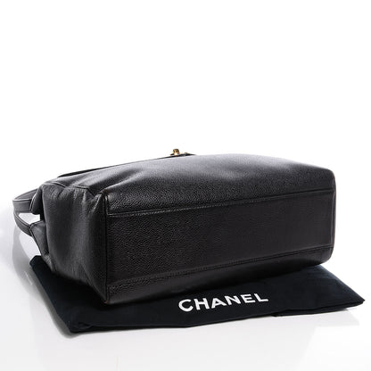 Chanel Caviar Flap Shoulder Bag Brown 4 of 9