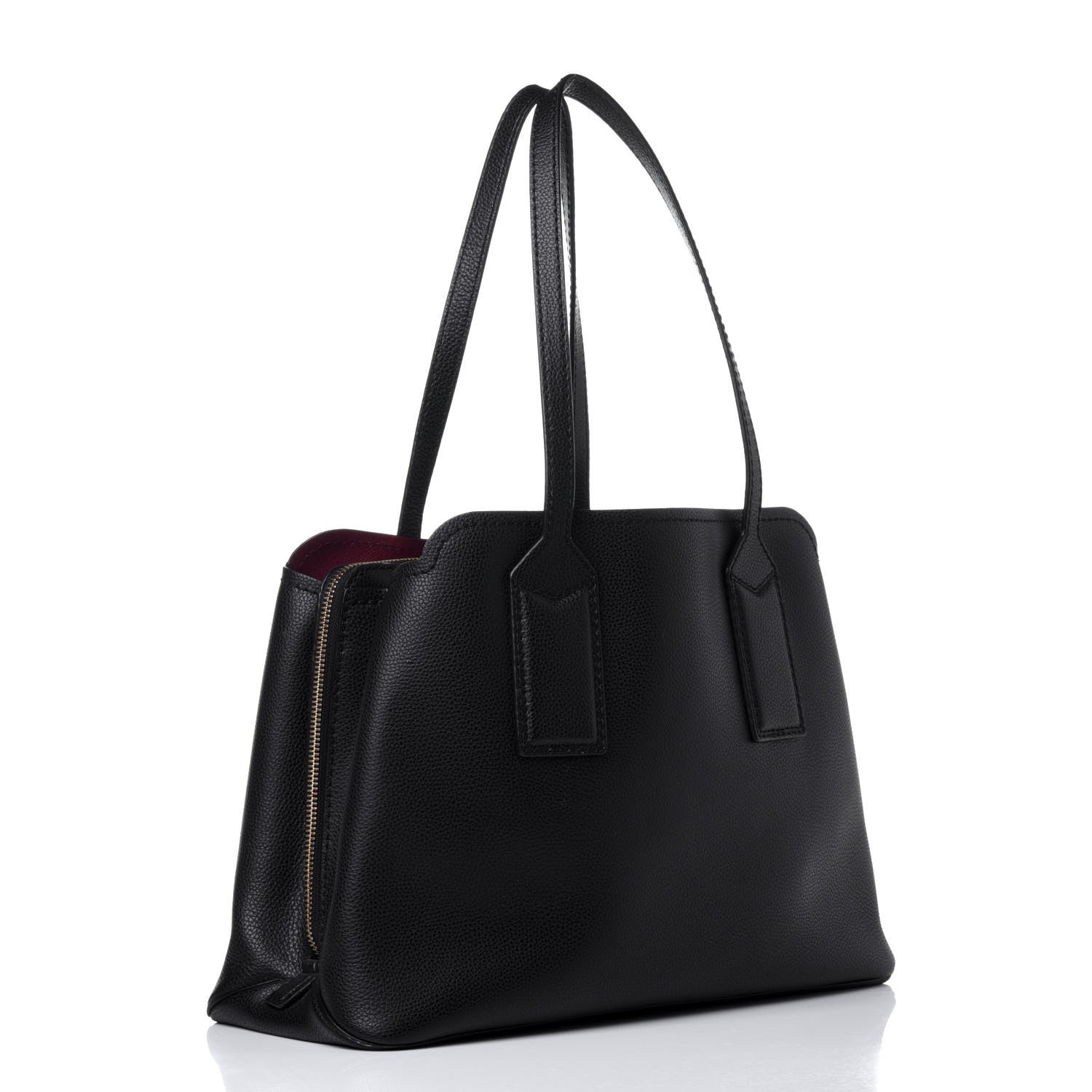 Marc Jacobs Pebbled Calfskin Editor Shopping Tote Black 3 of 12