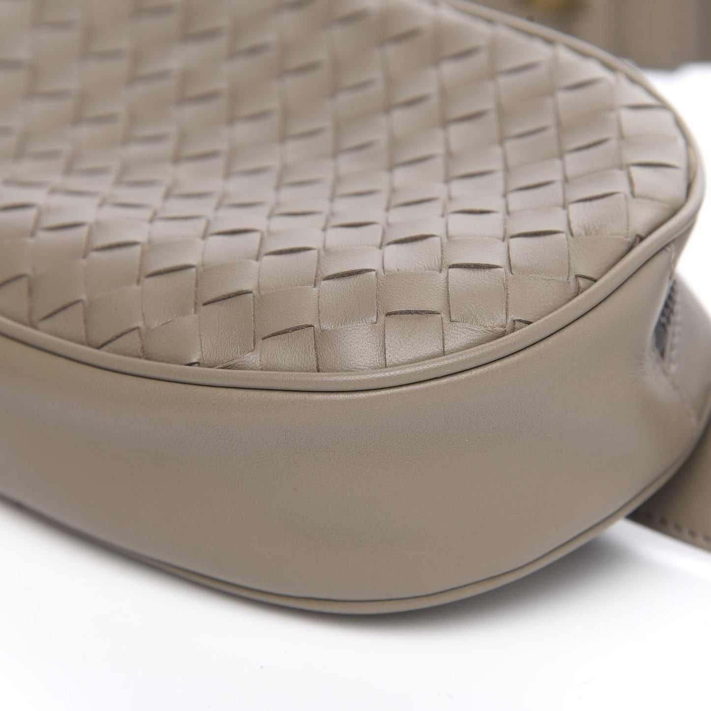 Nappa Intrecciato Belt Bag Mink