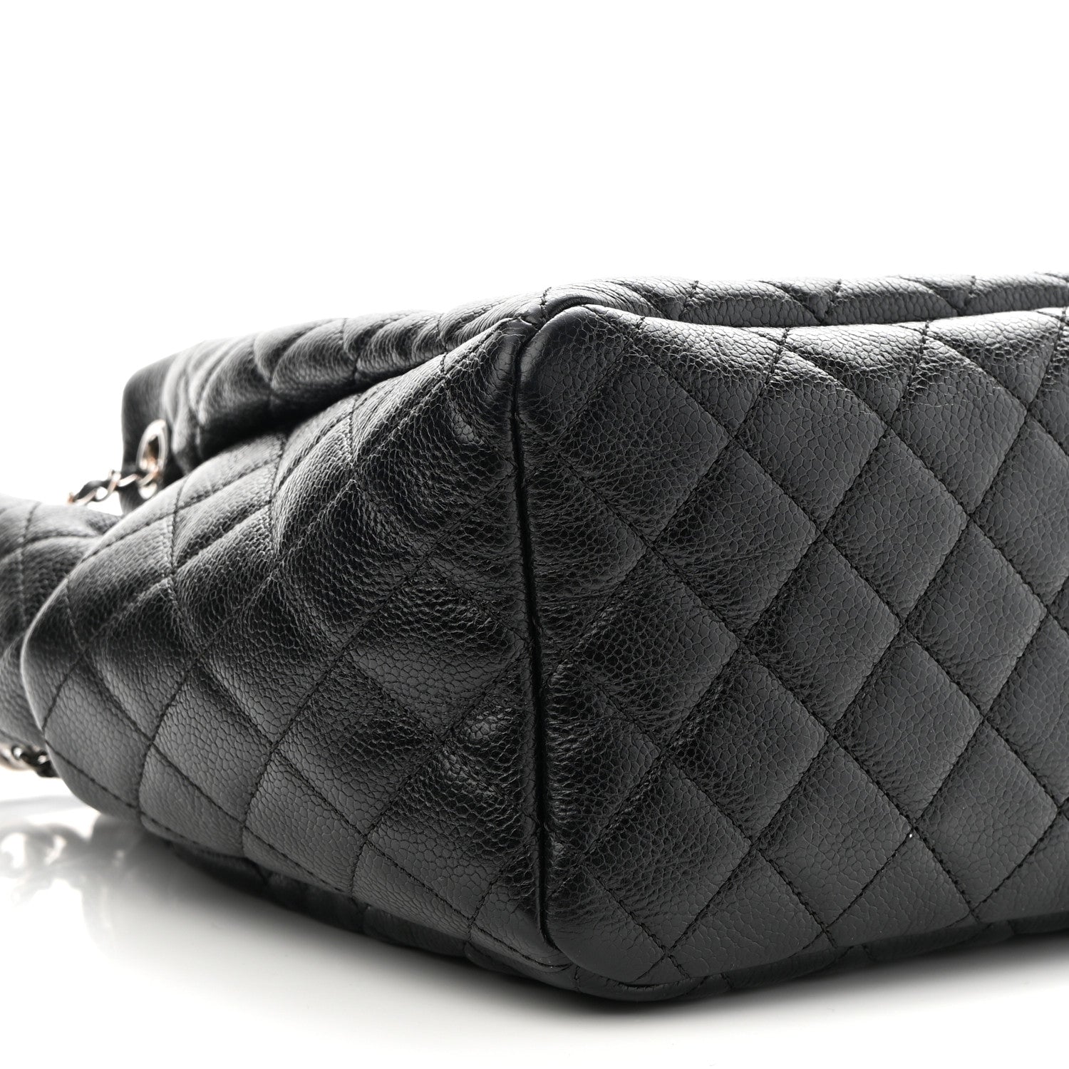 Chanel Caviar Quilted Small Chain Bucket Bag Black 8 of 9