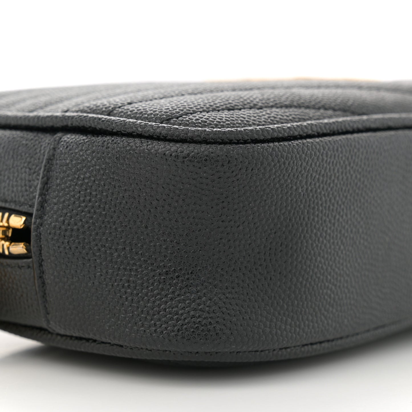 Grain De Poudre Matelasse Monogram Mini Lou Camera Bag Black