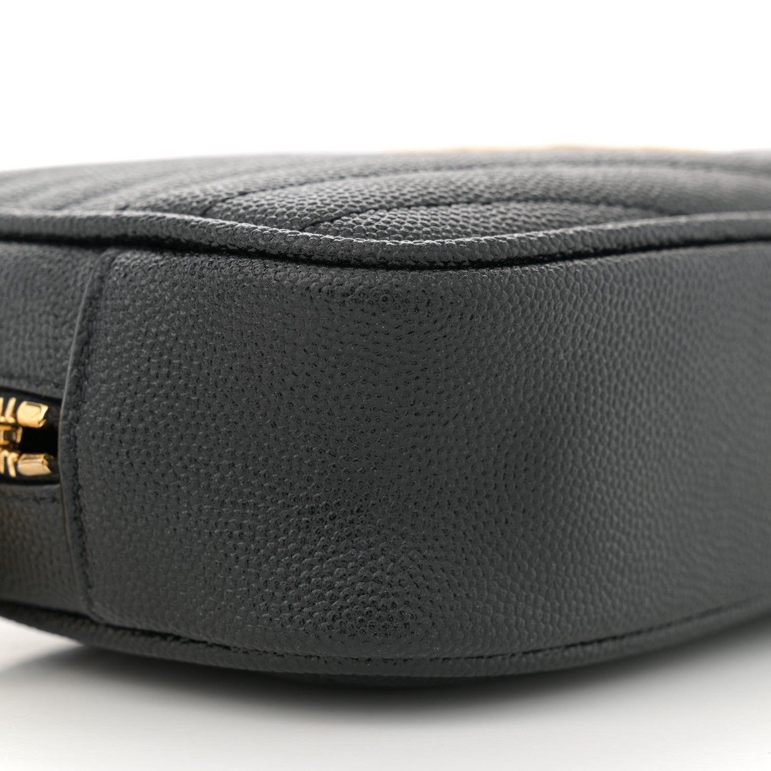 Saint Laurent Grain De Poudre Matelasse Monogram Mini Lou Camera Bag Black 9 of 10