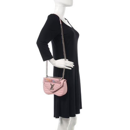 Louis Vuitton Calfskin New Wave Chain PM Smoothie Pink 2 of 13