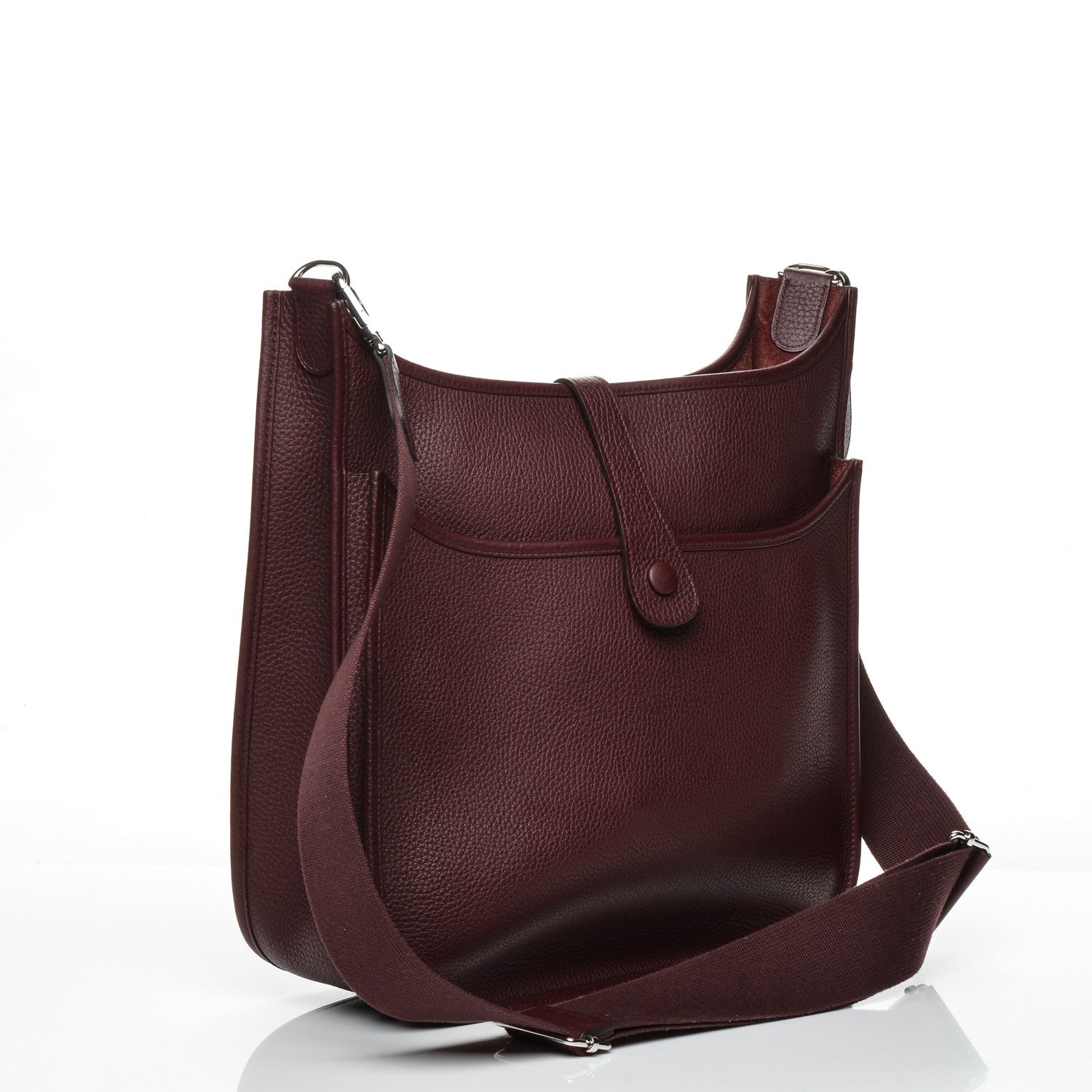 Hermes Taurillon Clemence Evelyne III GM Bordeaux 3 of 7