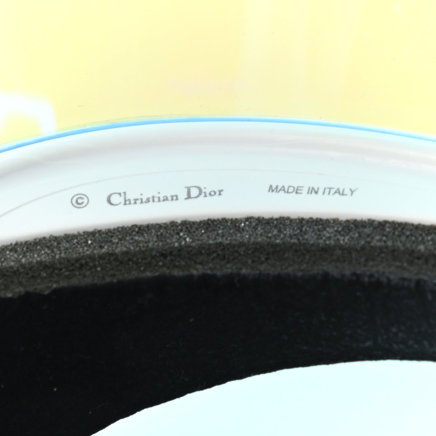Mirrored DiorClub1 Sun Visor Blue
