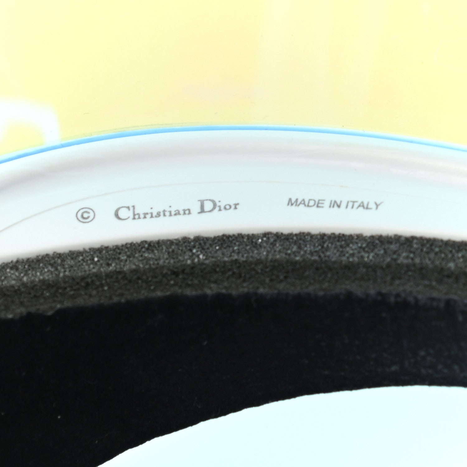 Christian Dior Mirrored DiorClub1 Sun Visor Blue 8 of 9