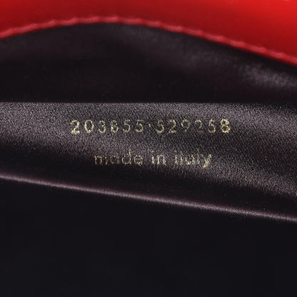 Saint Laurent Textured Patent Large Belle De Jour Clutch Red 7 of 11