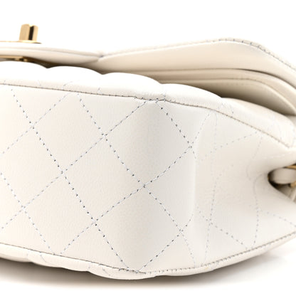 Chanel Caviar Quilted Small Double Flap White 9 of 11