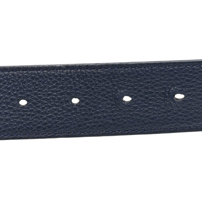 Christian Dior Calfskin CD Reversible Belt Black Navy 3 of 4