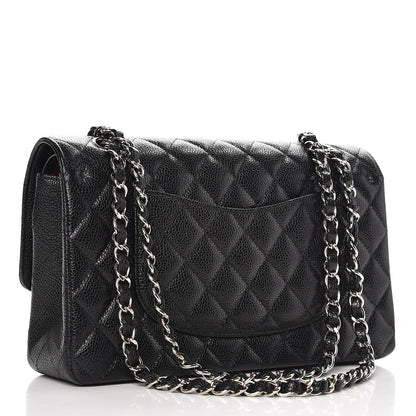 Chanel Caviar Quilted Medium Double Flap Black 3 of 8