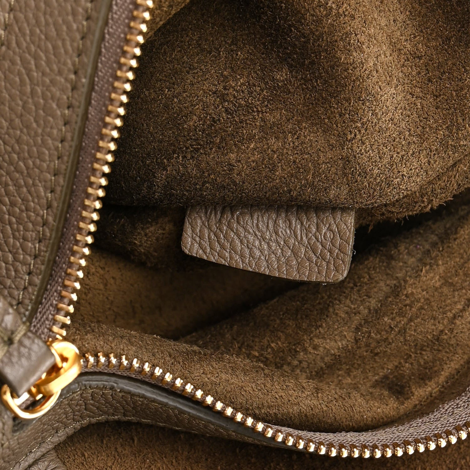 Celine Soft Grained Calfskin Medium Belt Cabas Phantom Taupe 7 of 12