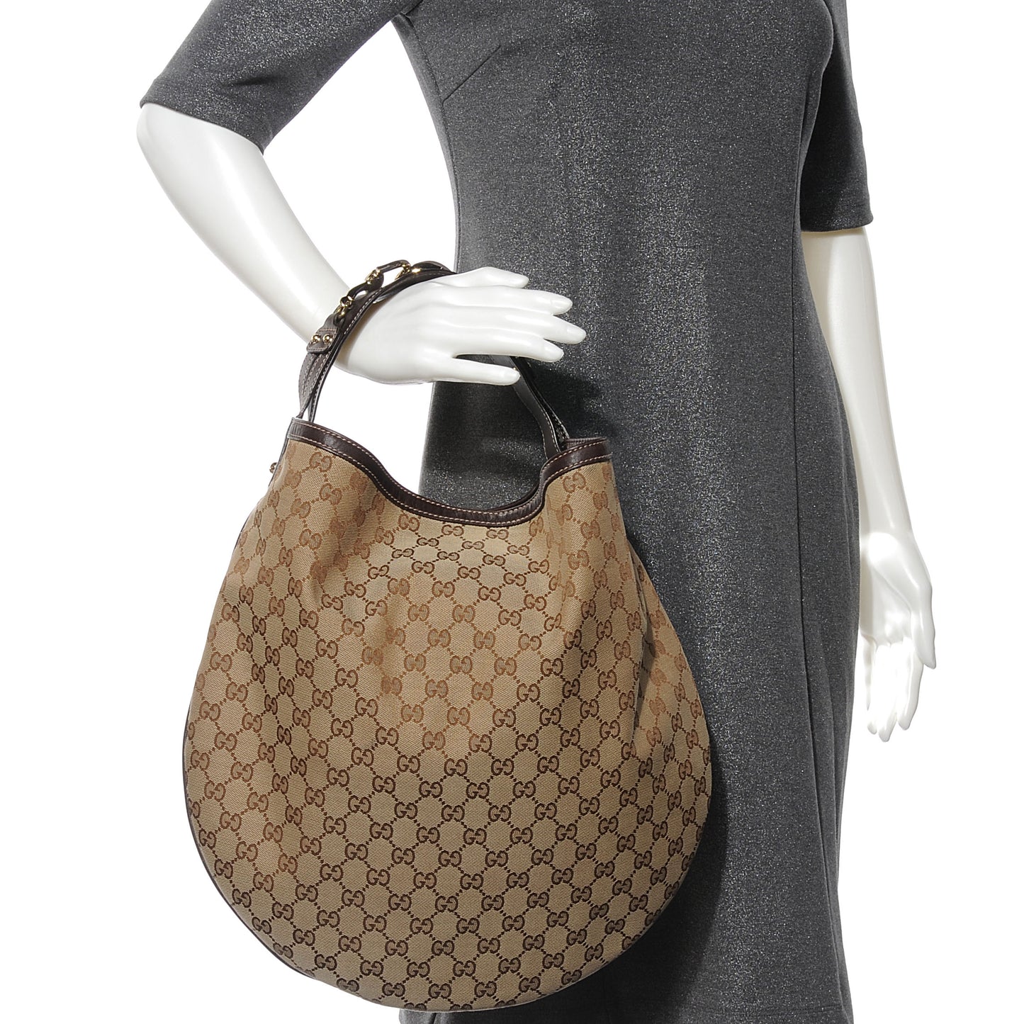 Monogram Wave Hobo Ebony