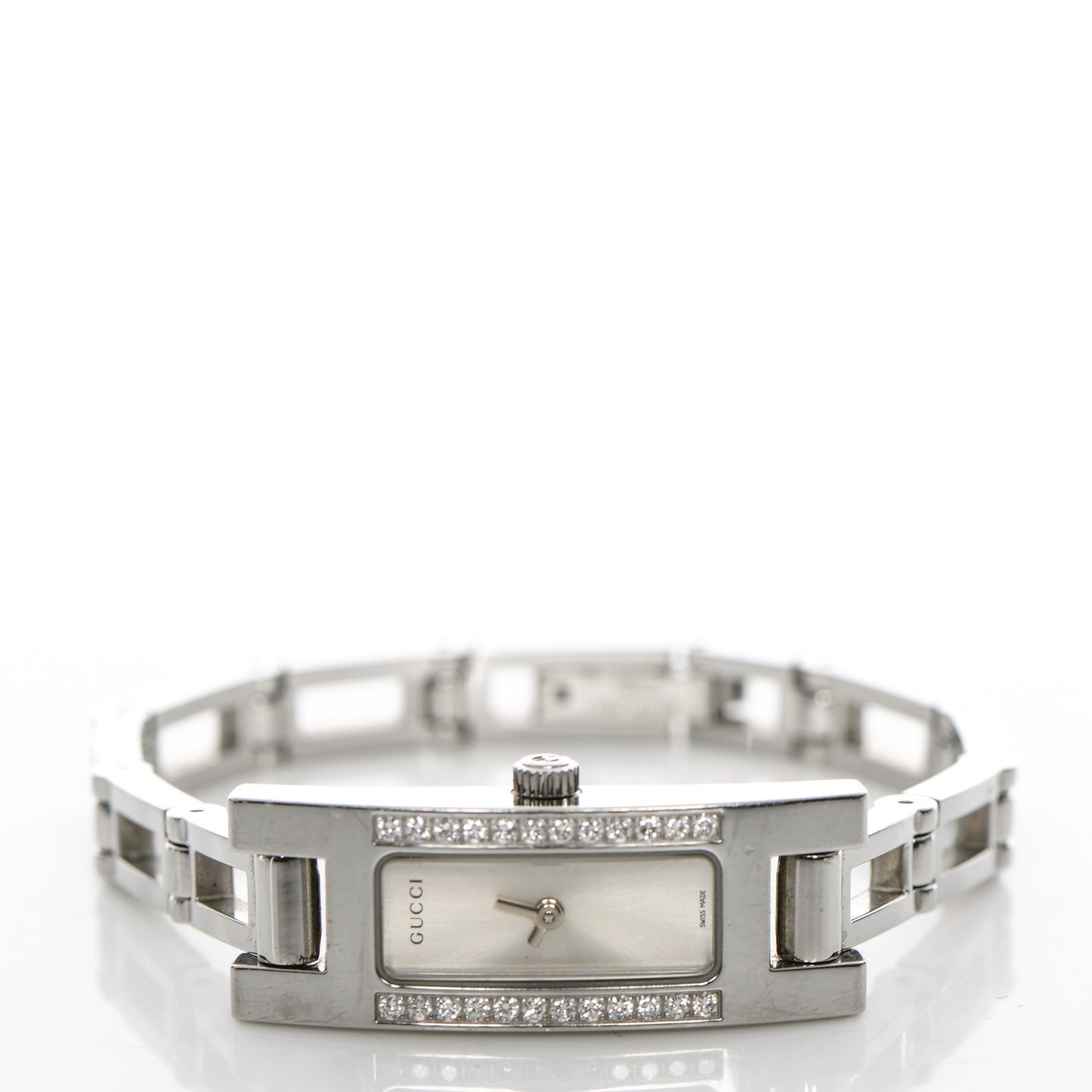 Stainless Steel Diamond 14mm G-Frame Quartz Watch