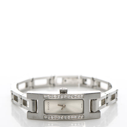 Gucci Stainless Steel Diamond 14mm G-Frame Quartz Watch 3 of 9