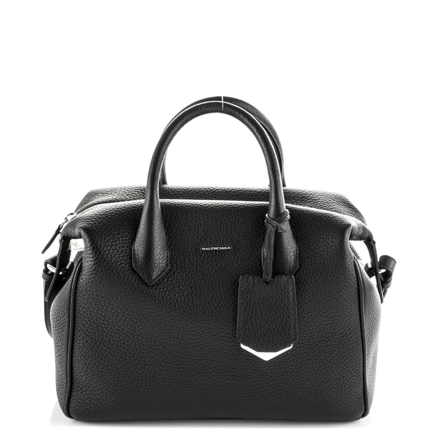Veau Gros Grain Small Infanta Boston Black