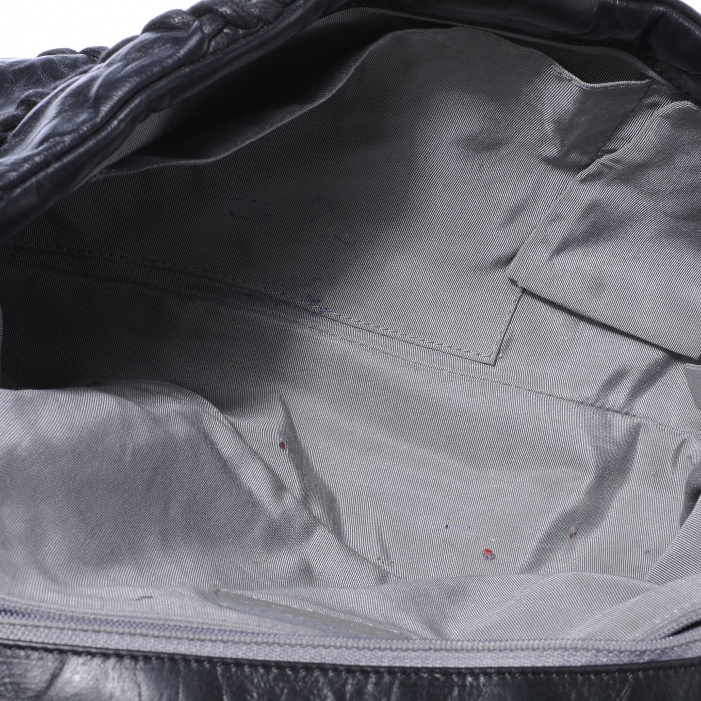 Calfskin Ultra Stitch Oversize Flap Black
