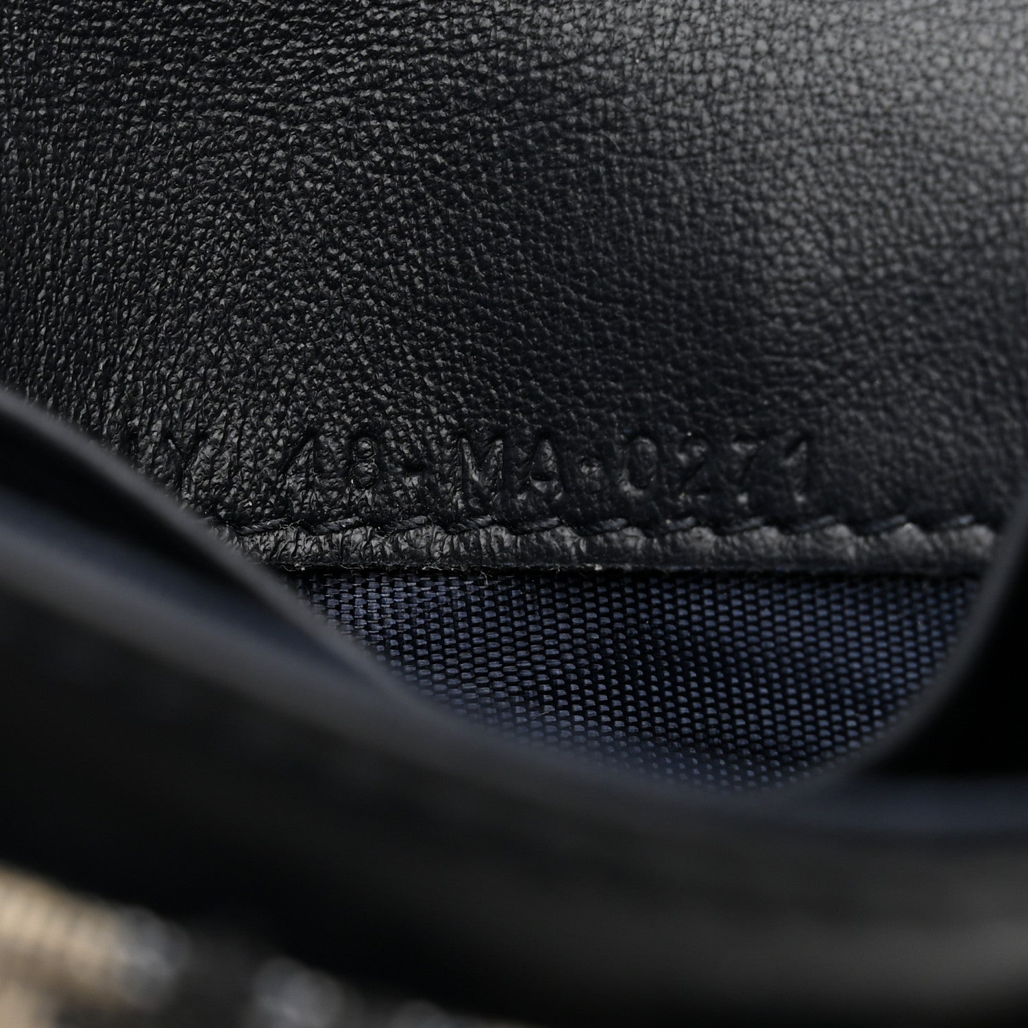 Christian Dior Oblique Saddle Card Holder Blue 7 of 8