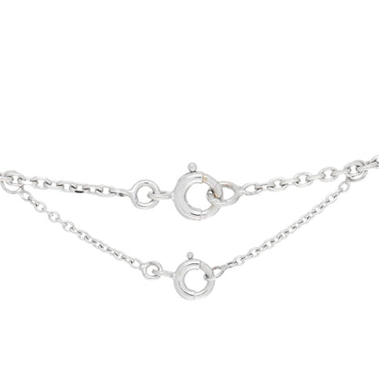 Cartier 18K White Gold Aquamarine Tank Pendant Necklace 4 of 4