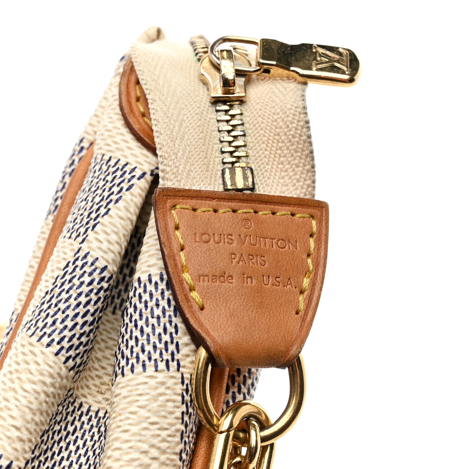 Louis Vuitton Damier Azur Eva Clutch 6 of 10