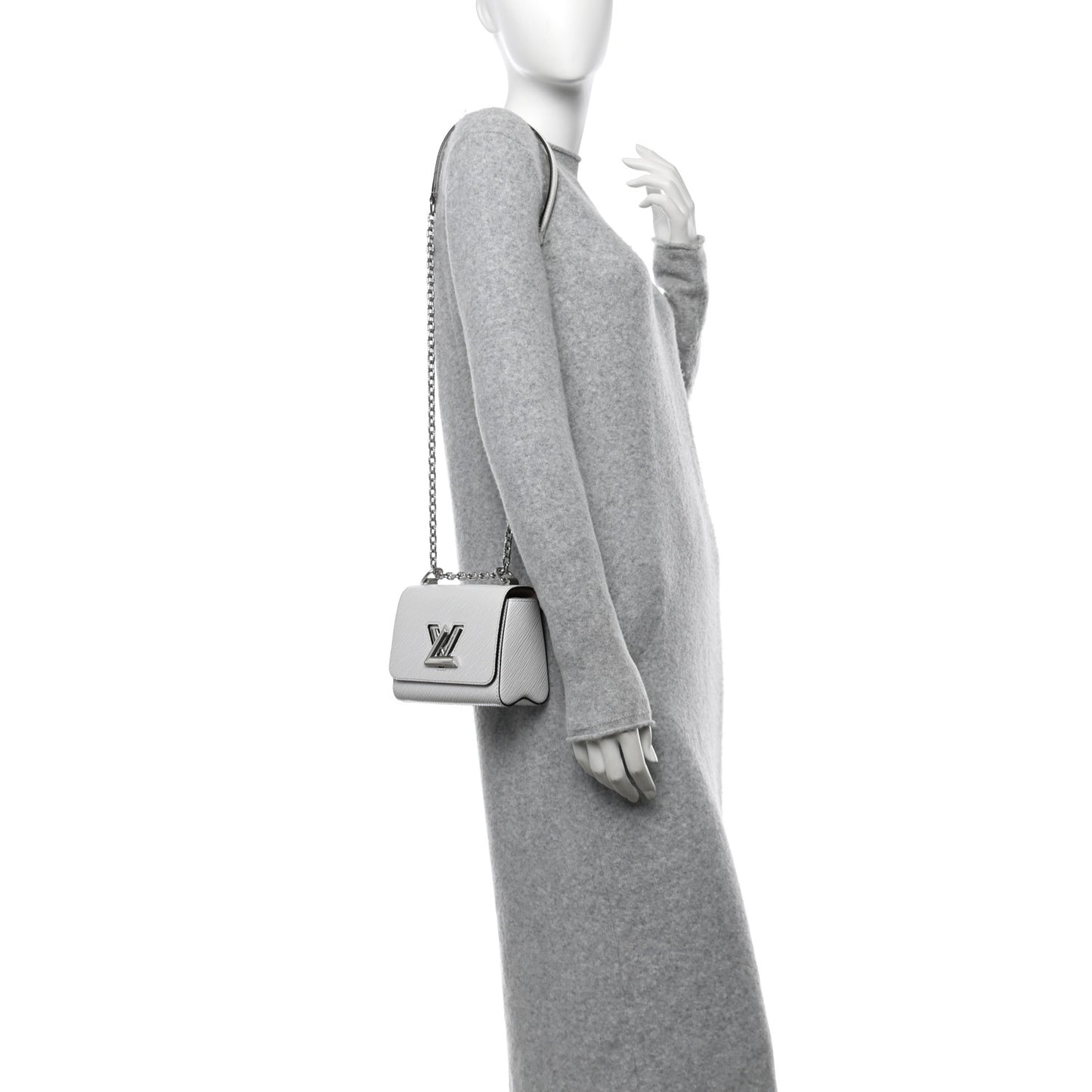 Epi Twist Shoulder Bag PM White