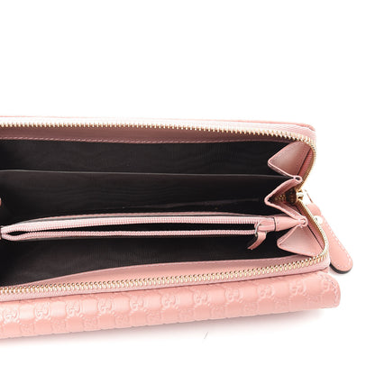 Gucci Soft Microguccissima Continental Zip Wallet Soft Pink 6 of 9