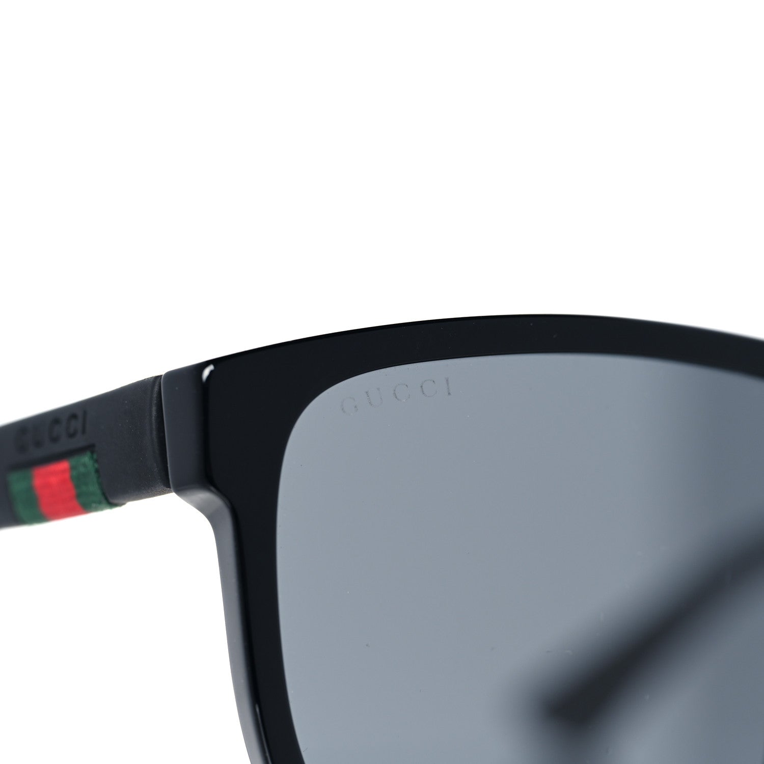 Gucci Web Square Frame GG0010S Sunglasses Black 5 of 9