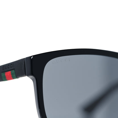 Gucci Web Square Frame GG0010S Sunglasses Black 5 of 9
