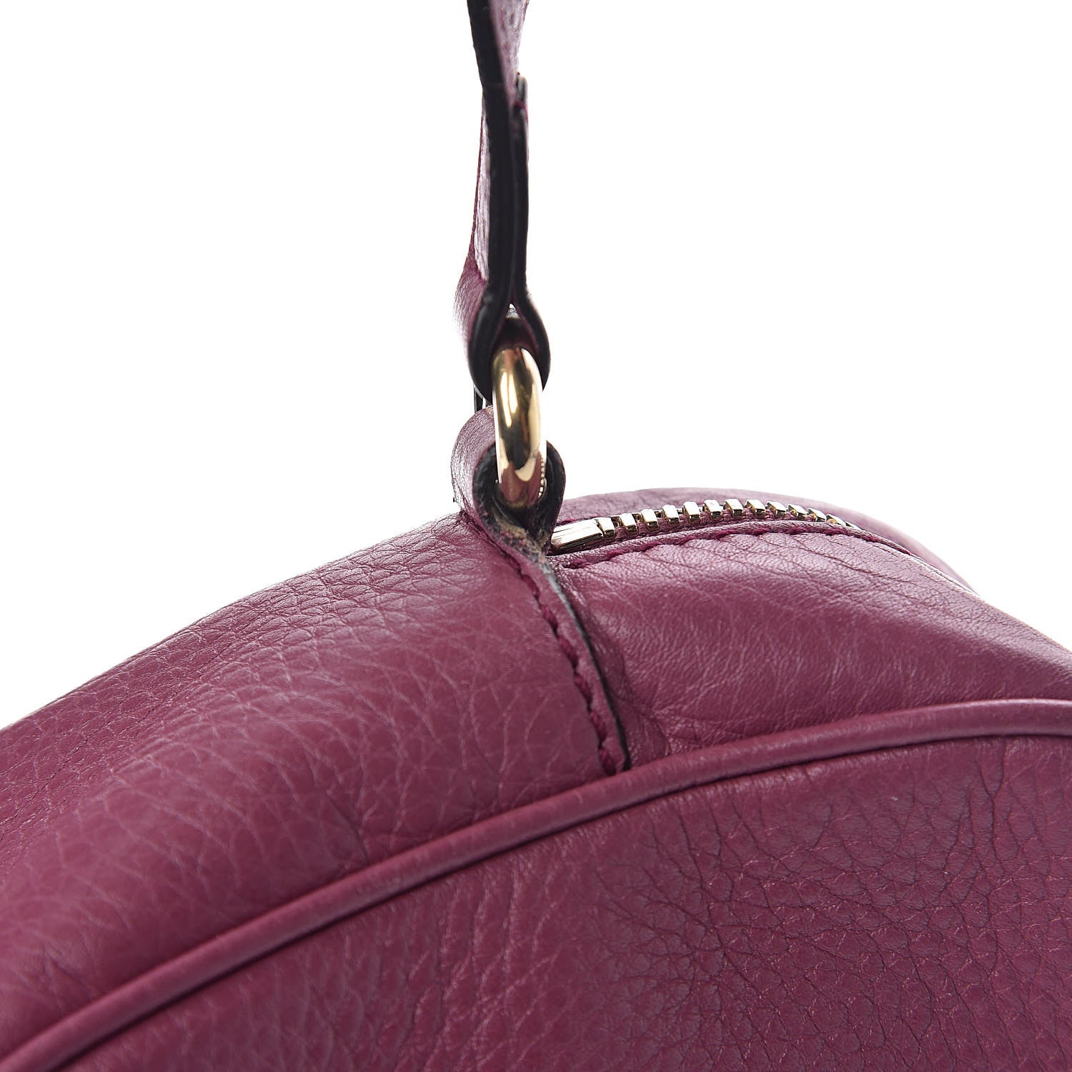 Gucci Pebbled Calfskin Small Soho Disco Bag Peonia Flower 10 of 15