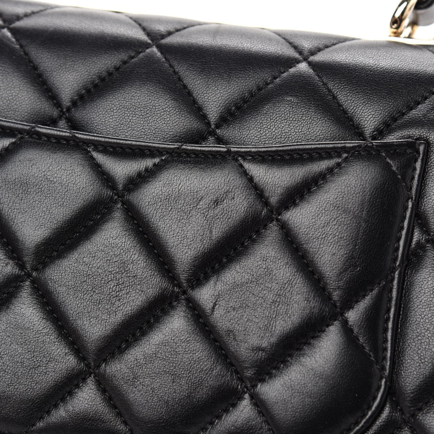 Lambskin Quilted Small Trendy CC Dual Handle Flap Bag Black