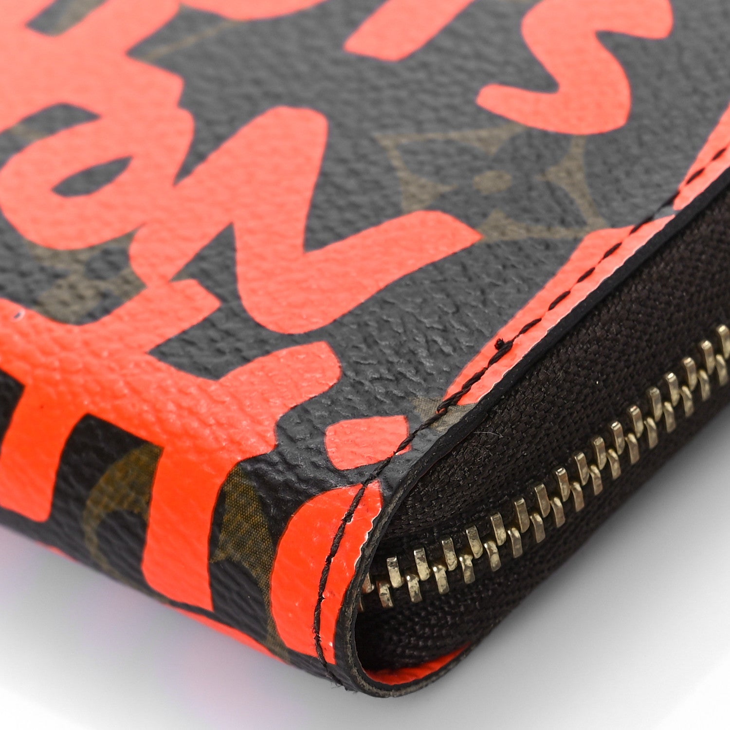 Louis Vuitton Monogram Graffiti Zippy Coin Purse Orange 8 of 8