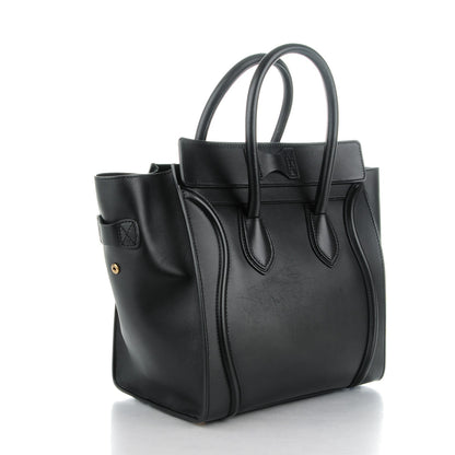 Celine Smooth Calfskin Mini Luggage Black 3 of 10