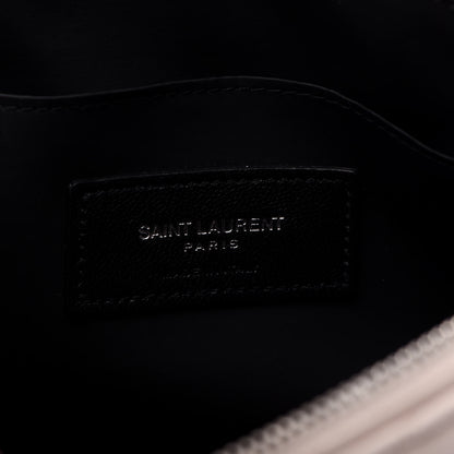 Saint Laurent Lambskin Matelasse Cosmetic Case Ivory 8 of 10