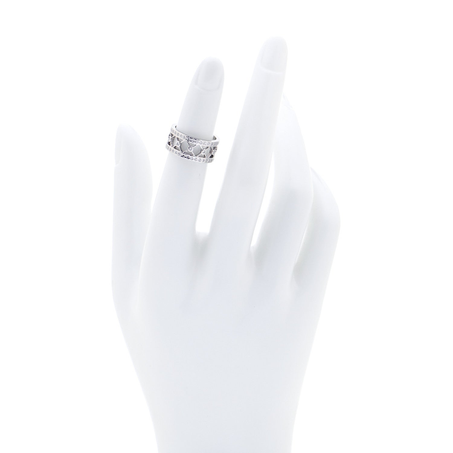 Tiffany Platinum Diamond Voile Ring 47 4 4 of 10