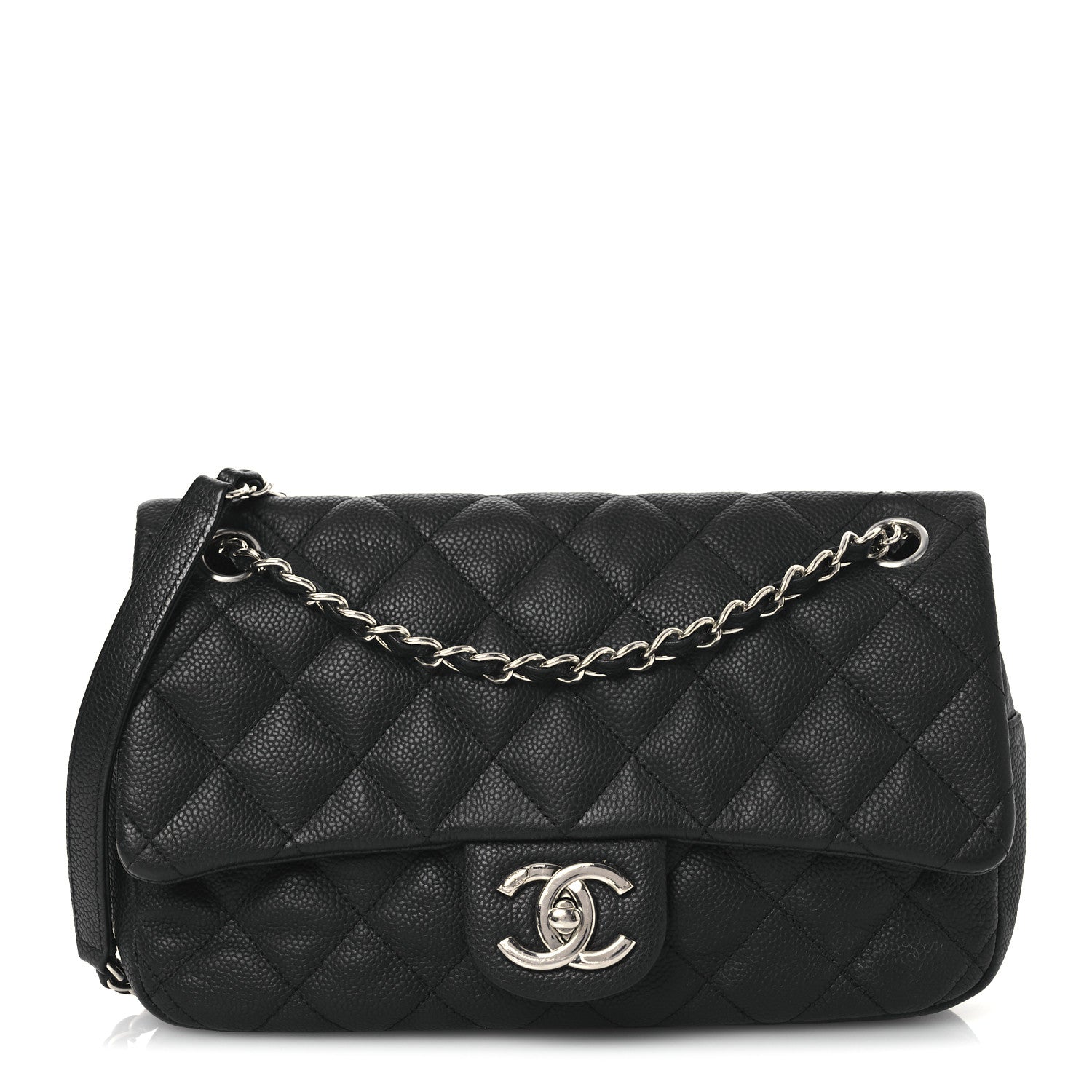Chanel Caviar Quilted Medium Easy Flap Black 1 of 11