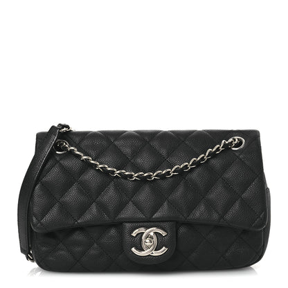 Chanel Caviar Quilted Medium Easy Flap Black 1 of 11