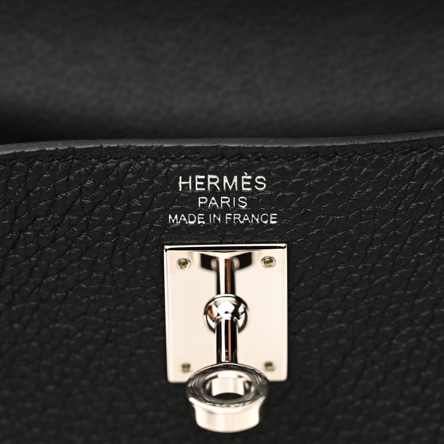 Hermes Togo Kelly Retourne 25 Black 6 of 10