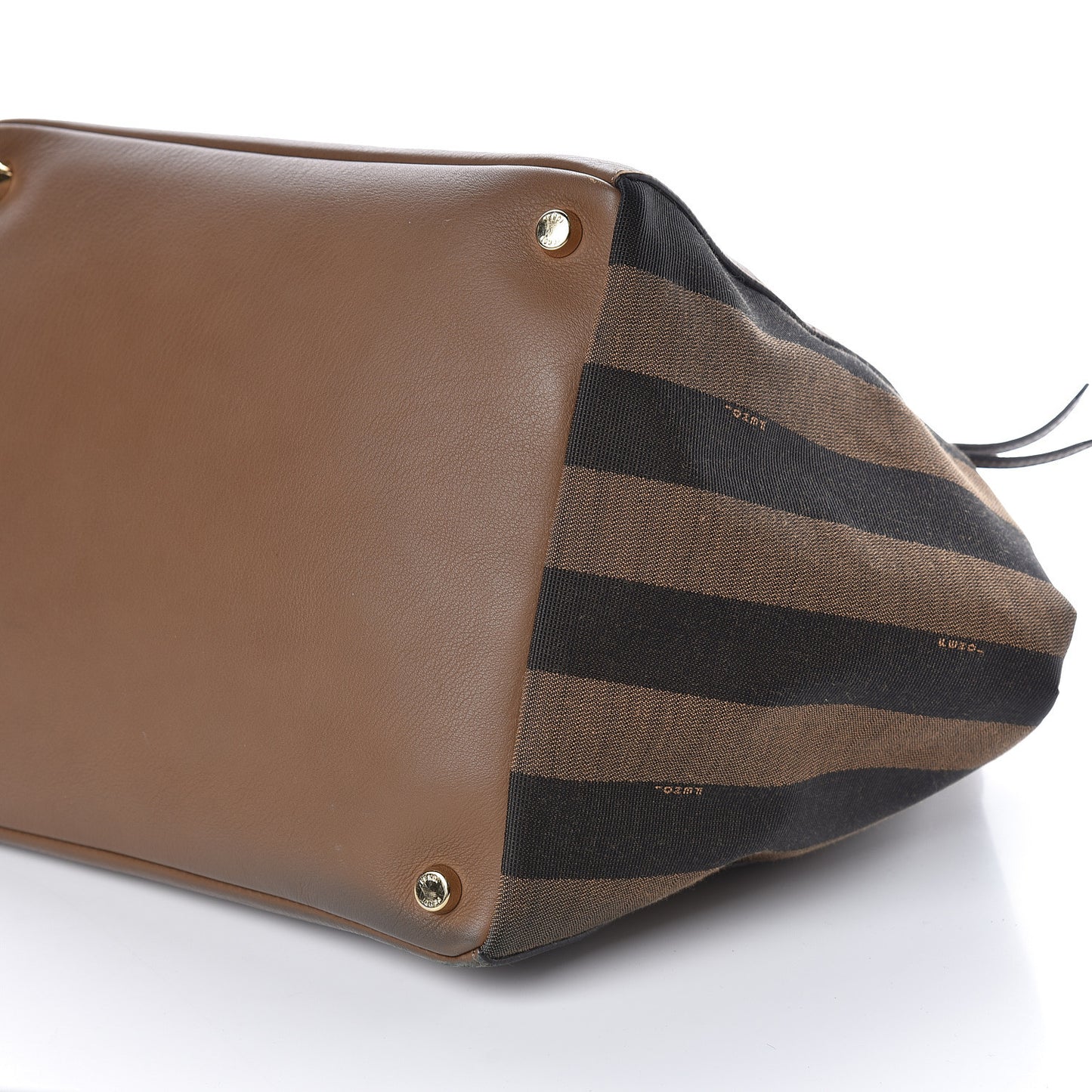 Pequin Vitello Magnetic Top Satchel Tobacco Foresta