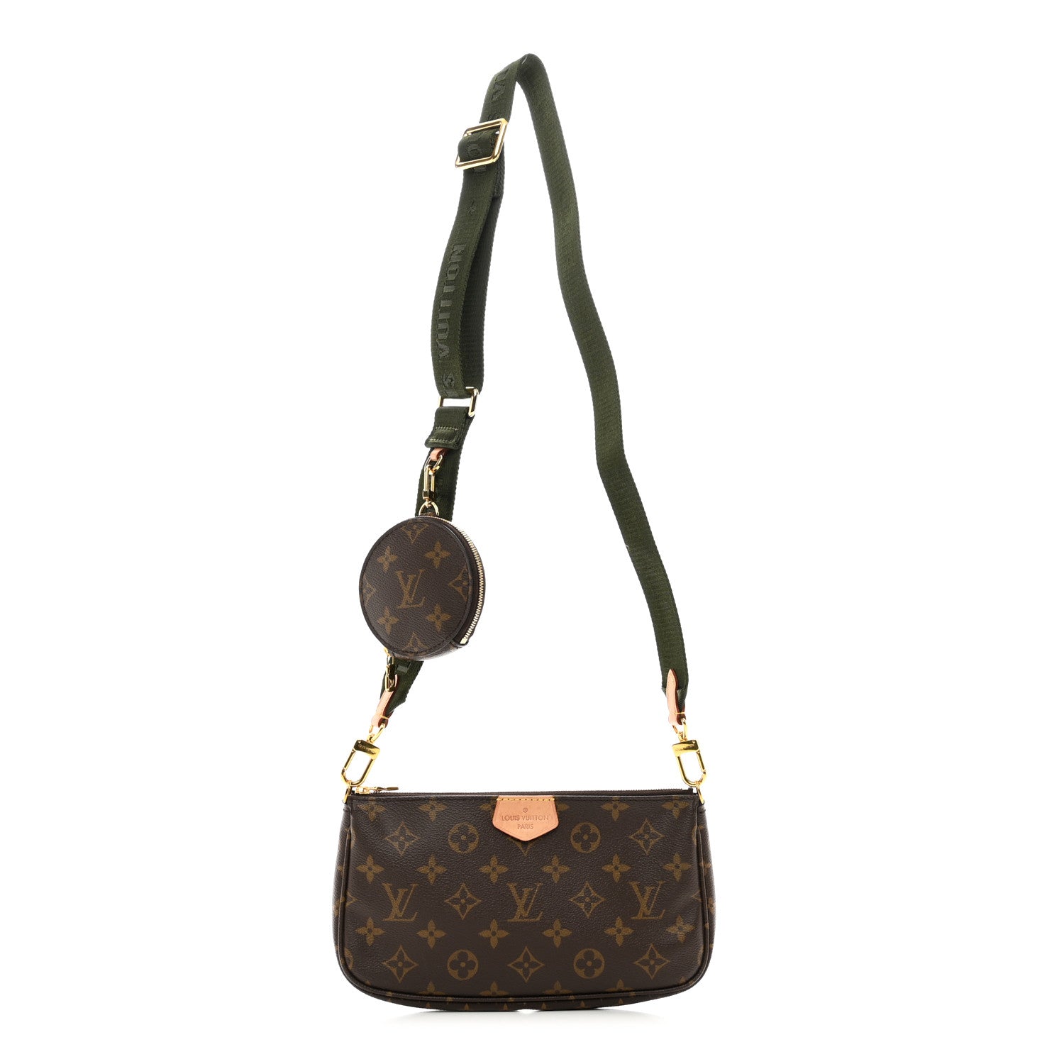 Louis Vuitton Monogram Multi Pochette Accessories Large Pochette Kaki 1 of 11