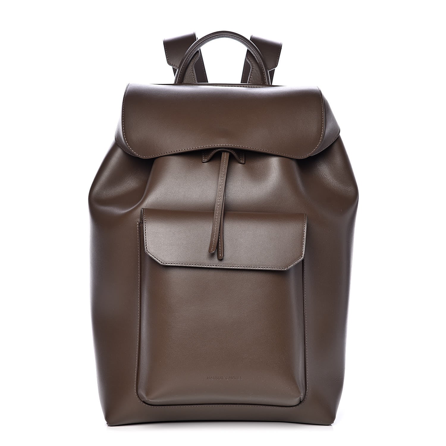 Mansur Gavriel Calfskin Technical Backpack Chocolate 1 of 10