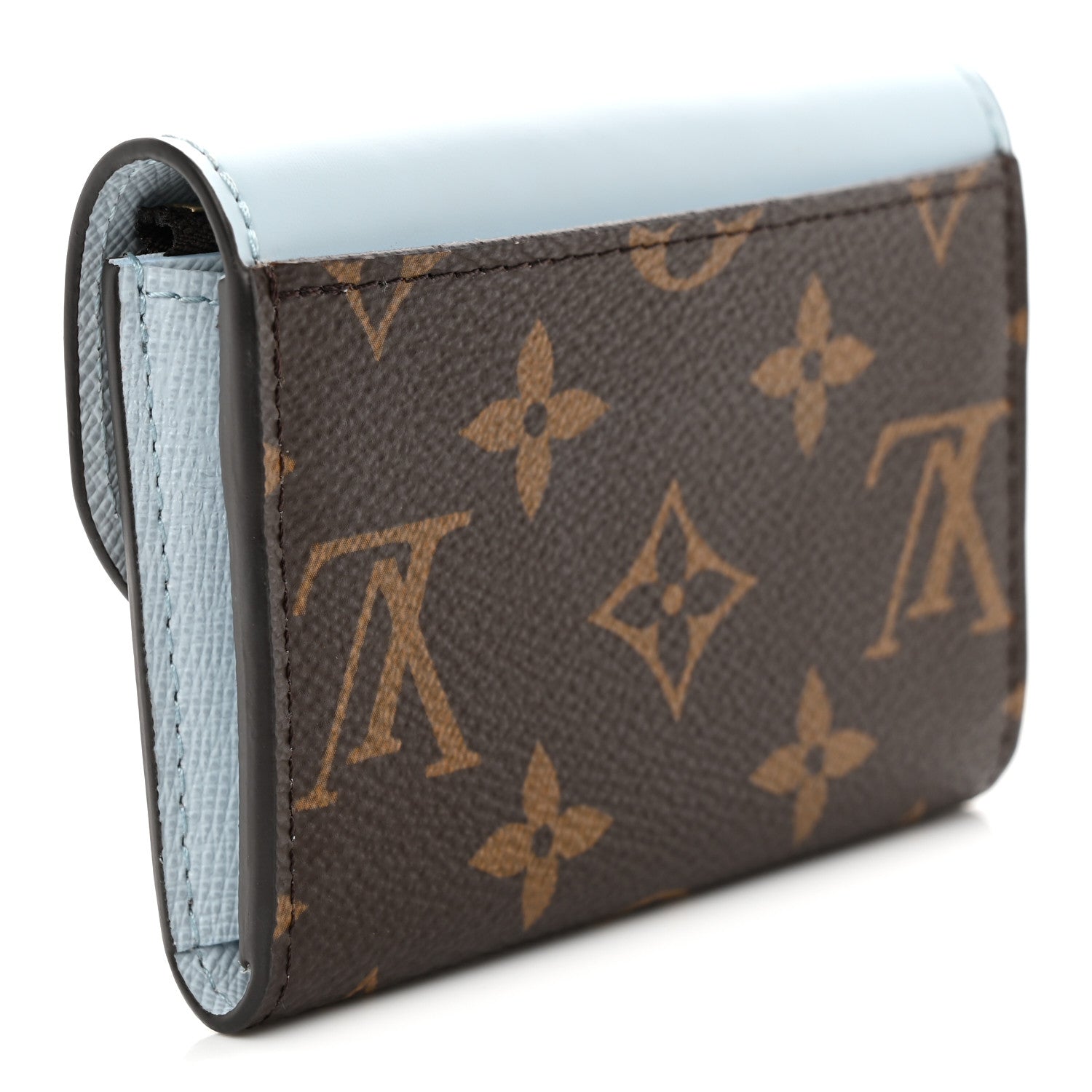 Louis Vuitton Monogram Rosalie Coin Purse Blue 3 of 7