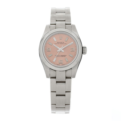 Rolex Stainless Steel 26mm Oyster Perpetual Watch Pink 176200 1 of 5