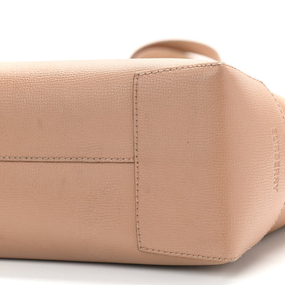 Burberry Calfskin TB Motif Embossed Medium Tote Camel 9 of 13