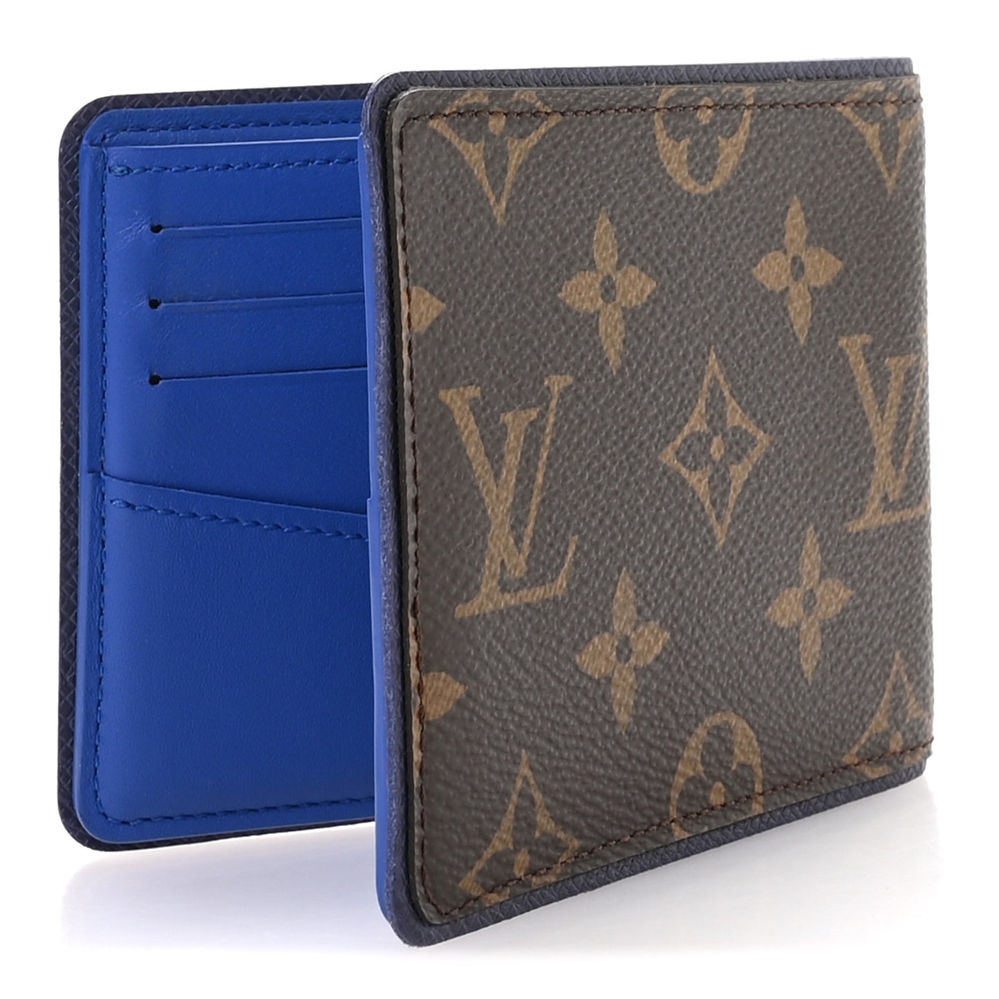 Monogram Outdoor Slender Wallet Indigo Blue