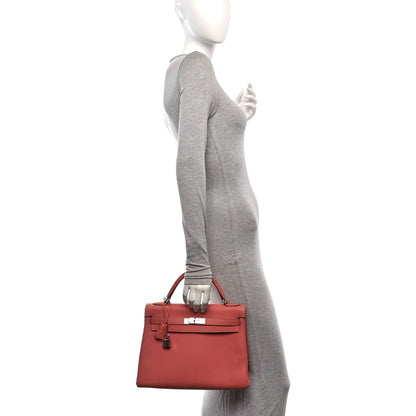 Hermes Togo Kelly Retourne 32 Crevette 2 of 12