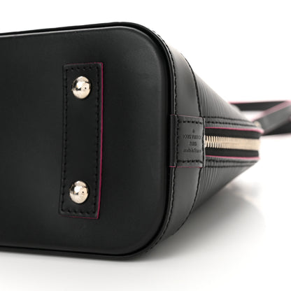 Louis Vuitton Epi Alma BB Black Hot Pink Black Hot Pink 10 of 12