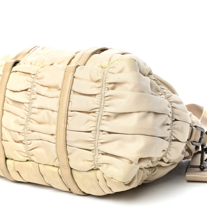 Prada Tessuto Nylon Gaufre Dressy Tote Sabbia 9 of 9