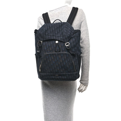 Christian Dior Oblique Calfskin 8 Backpack  Black 3 of 10