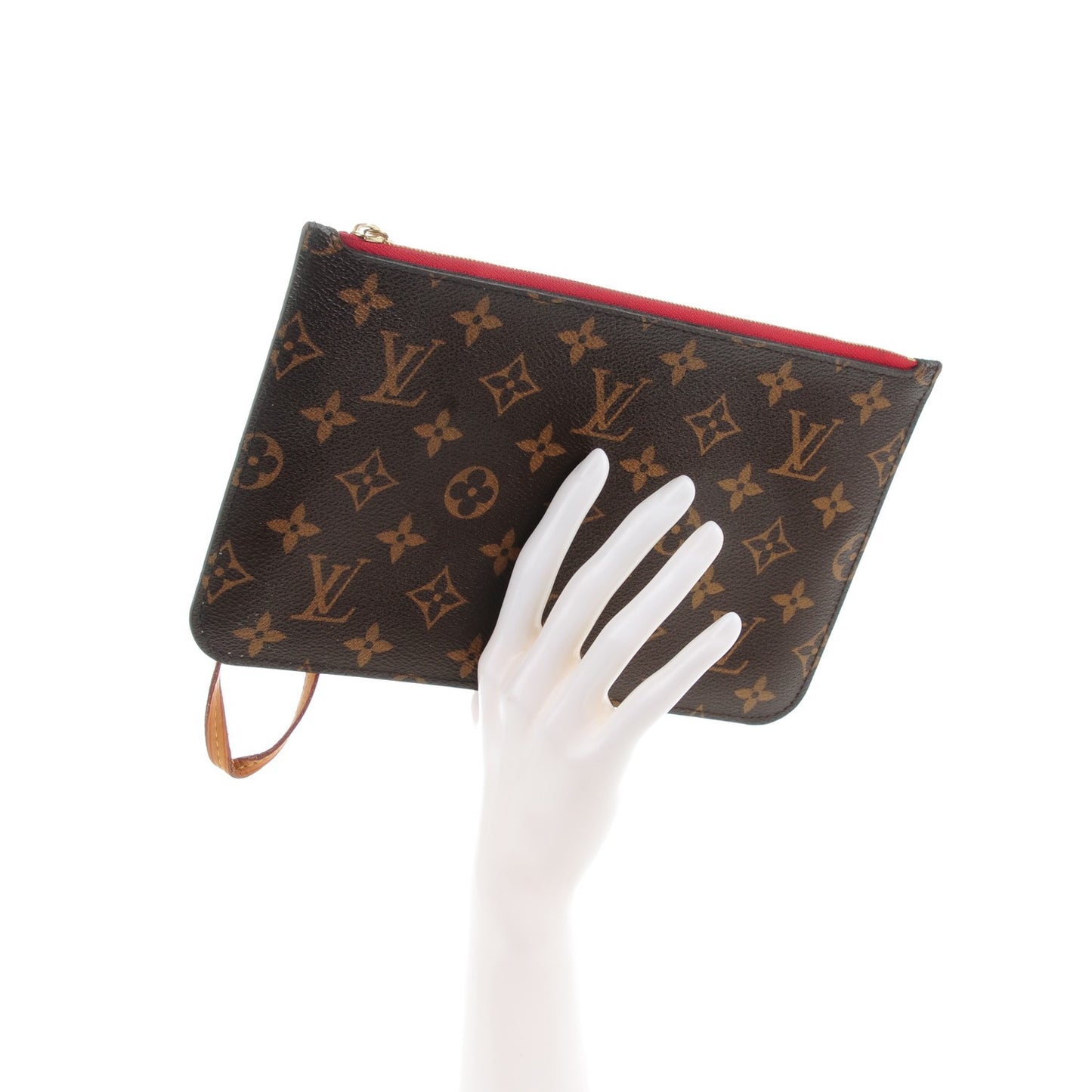 Monogram Neverfull MM GM Pochette Cherry